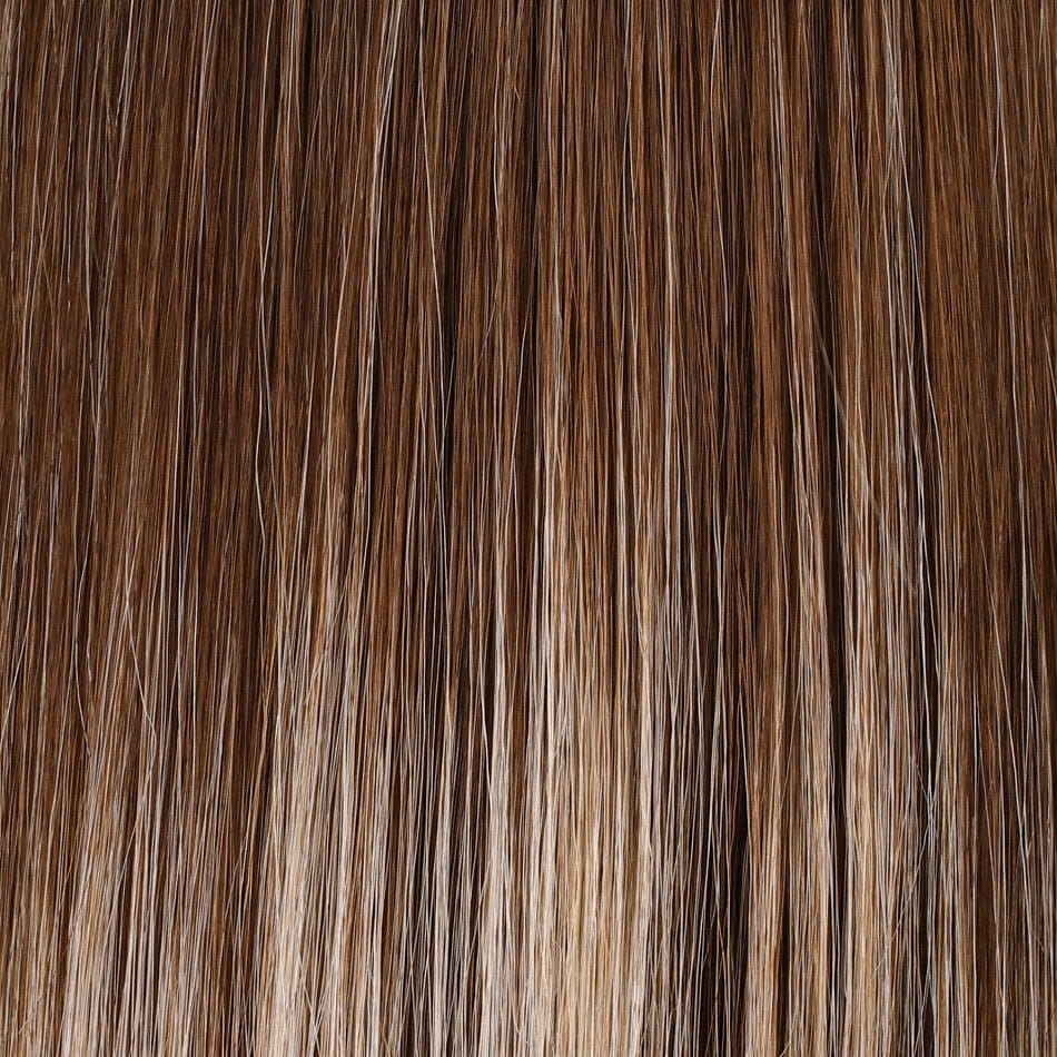 S14-26/88RO | Sunshine | Med Natural-Ash Blonde & Med Red-Gold Blonde Blend roots to mid length, Lt Natural Gold Blonde Blend mid length to ends