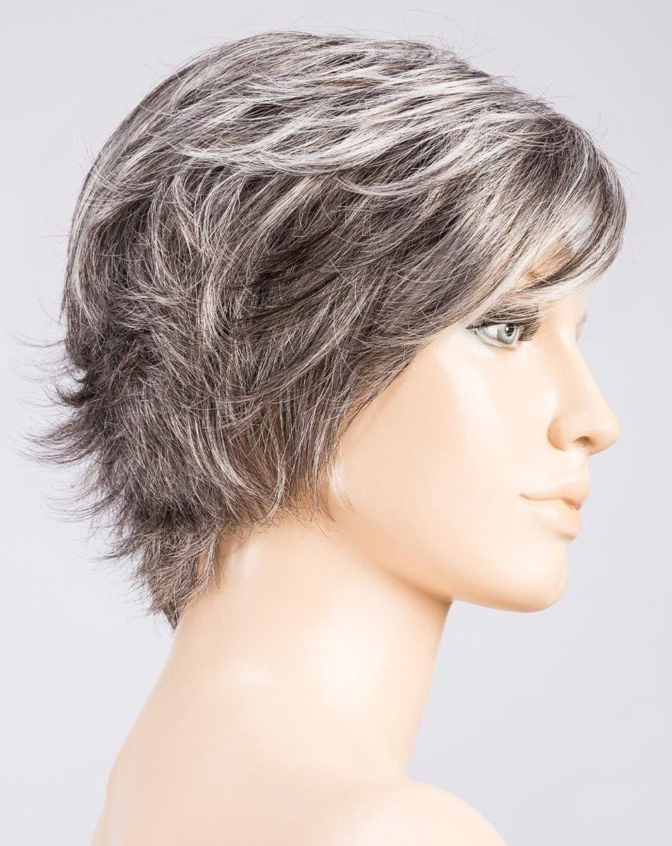 SALT-PEPPER-MIX | Light Natural Brown with 75% Gray Medium Brown with 70% Gray and Pure White Blend