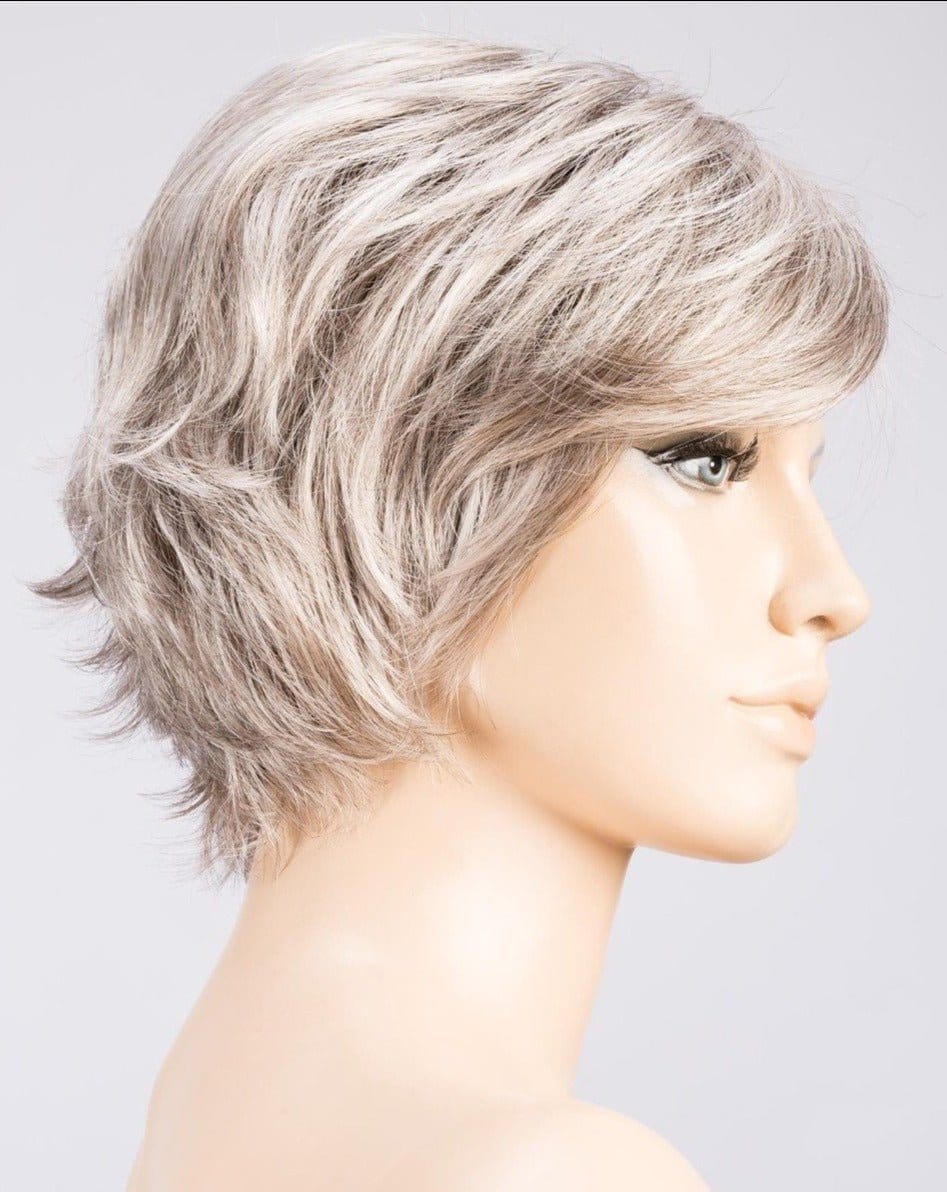 STONEGREY ROOTED | Blend of Medium Brown Silver Grey and white with Dark Roots