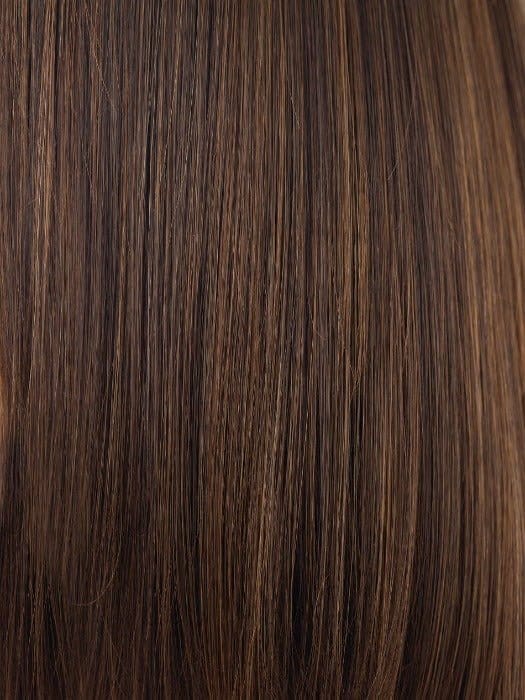 Toffee Brown | A dark brown base with warm medium brown and light brown highlights
