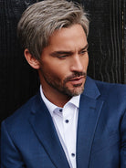 Reserved | Men's Synthetic Lace Front Wig by HIM | Mono Crown - Wig Studio 1