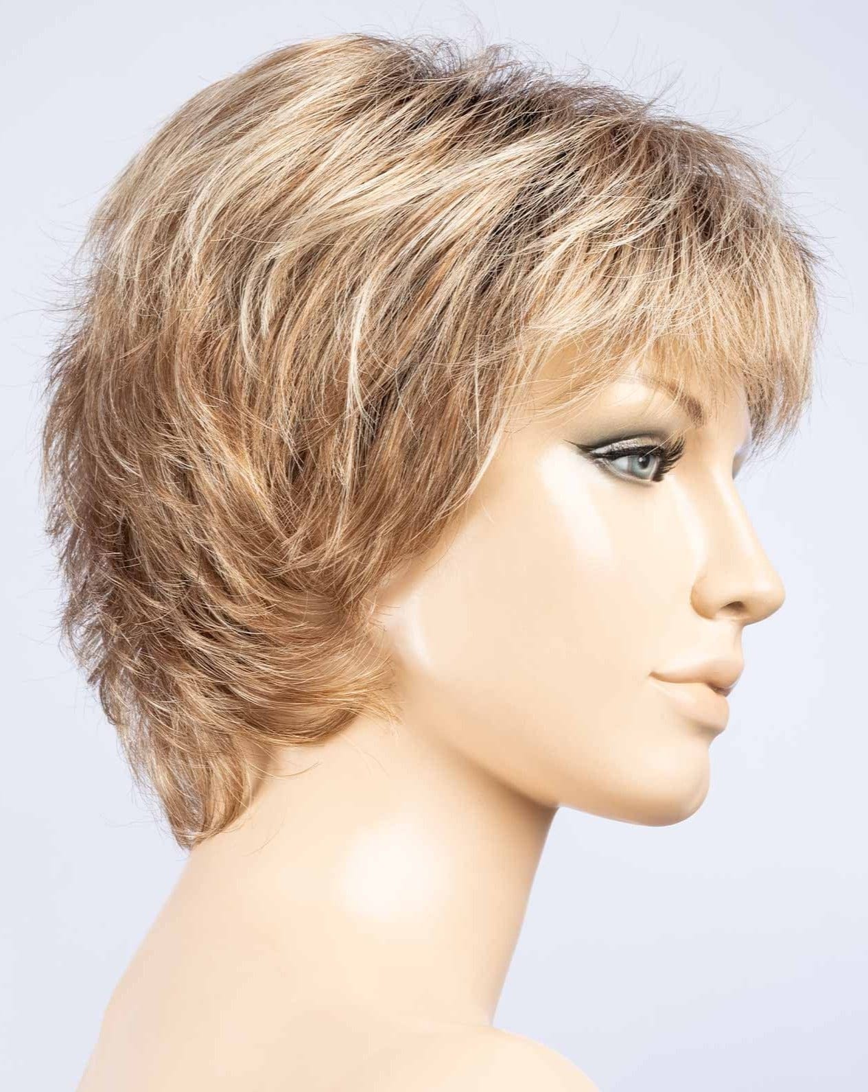 Beige Multi Shaded | Dark ash blonde with light blonde and light brown blend with dark shaded roots