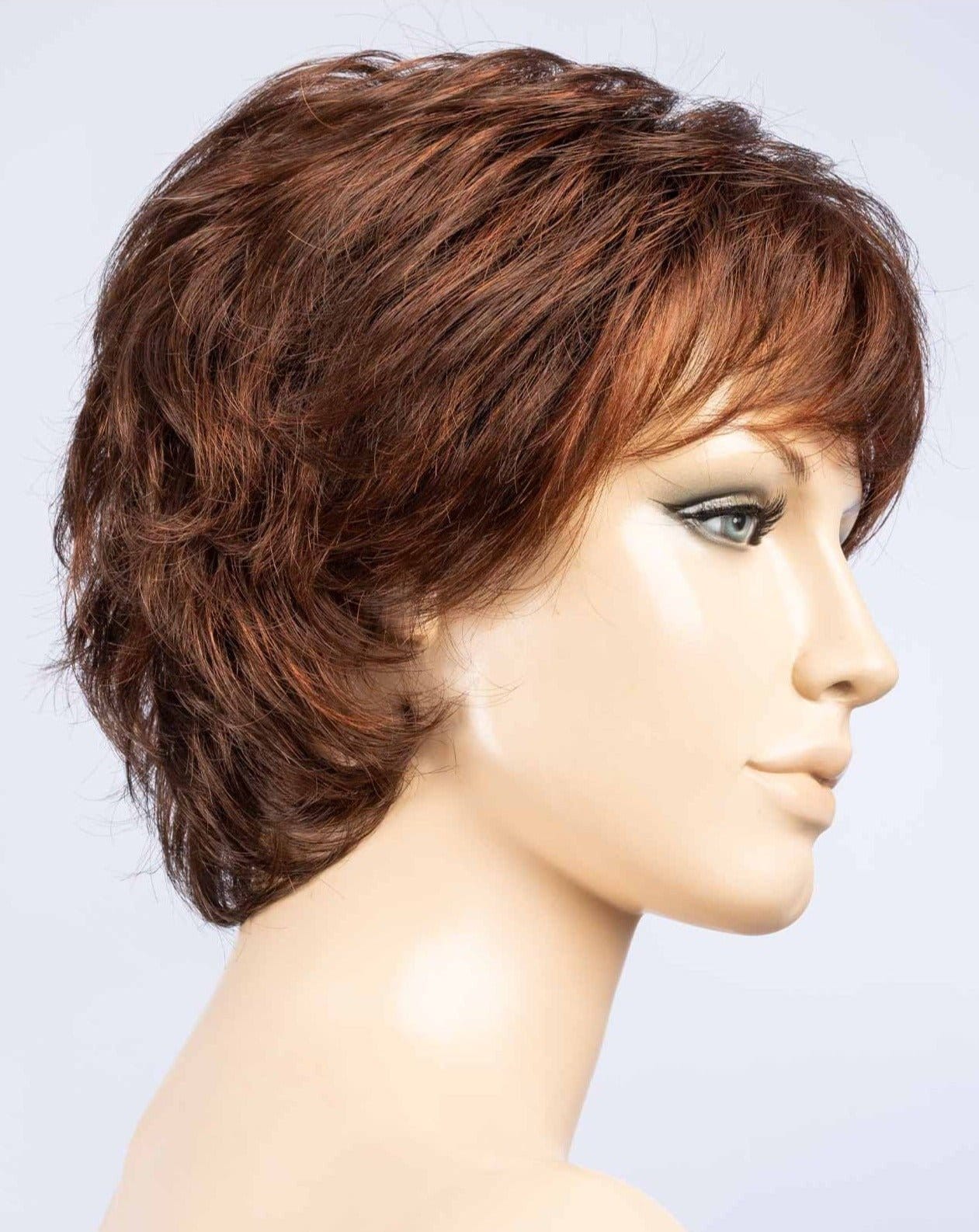 Red Vino Shaded | Dark Auburn blended with Light Auburn and Copper Red highlights with Dark Roots