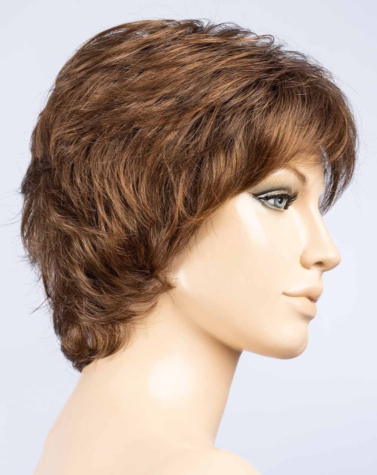 Chocolate Shaded | Medium Brown base with Light Golden Blonde highlights and Light Auburn lowlights