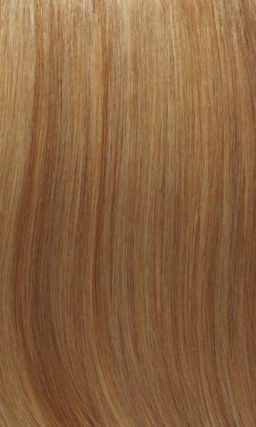 25H | Golden blonde highlighted blend with subtle hints of strawberry