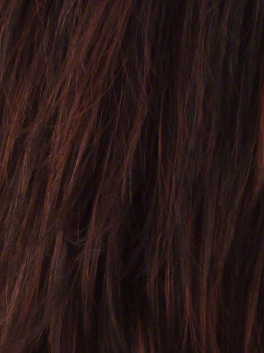 BURGUNDY ROSA  Darkest Brown with Burgundy tips
