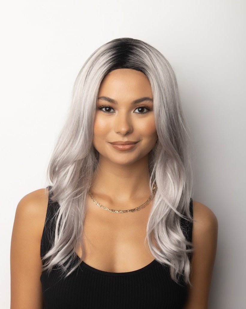 Sage Synthetic Lace Front Wig by Rene of Paris | Mono Part - Wig Studio 1