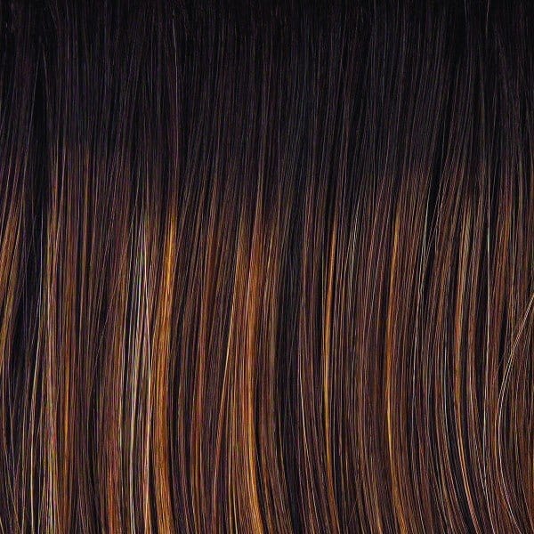 SS8/29 Hazelnut | Medium Brown with Ginger highlights, Dark Brown roots