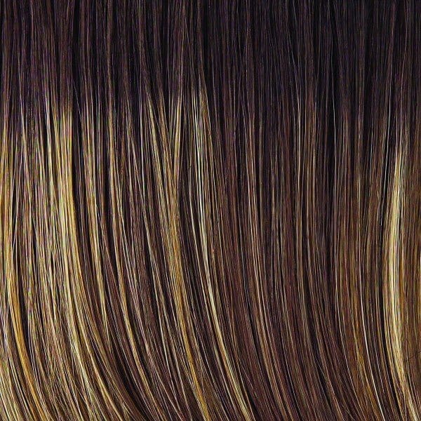 SS8/25 Golden Walnut | Rich, Dark Brown with subtle warm highlights,  Dark Brown roots