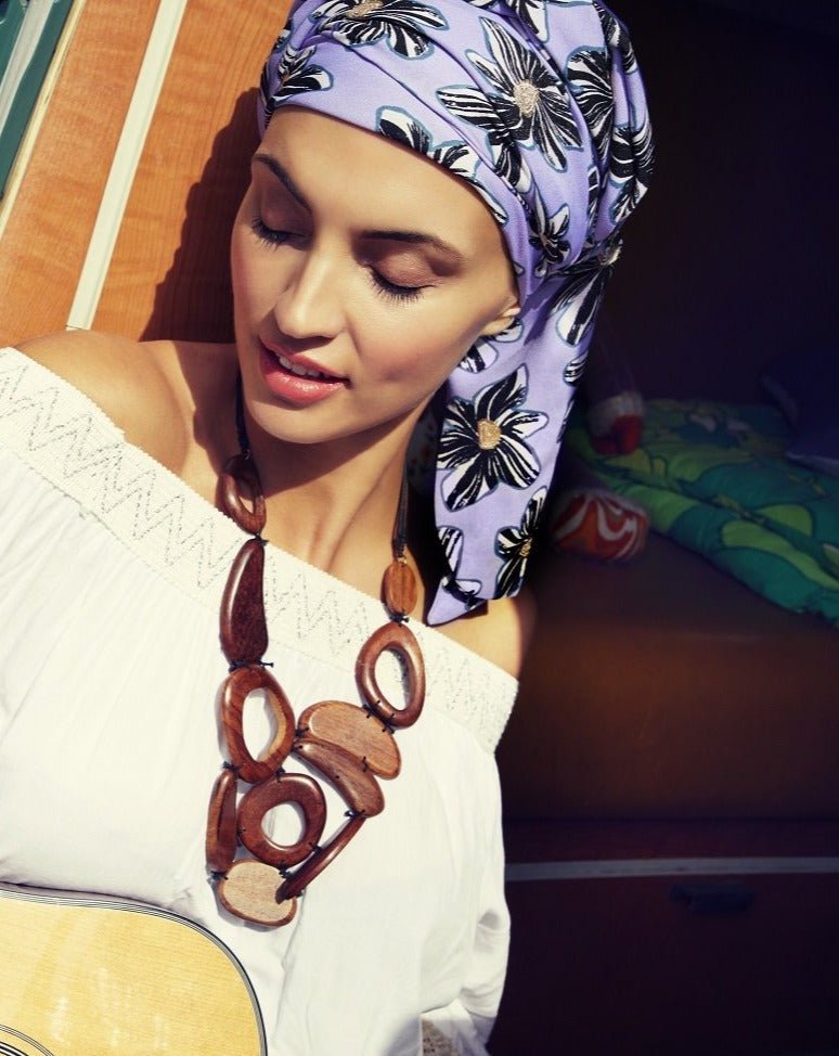 Sapphire Boho Turban by Christine Headwear - Wig Studio 1