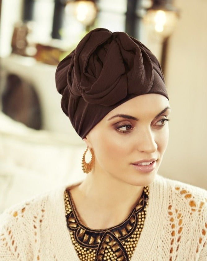 Sapphire Boho Turban by Christine Headwear - Wig Studio 1