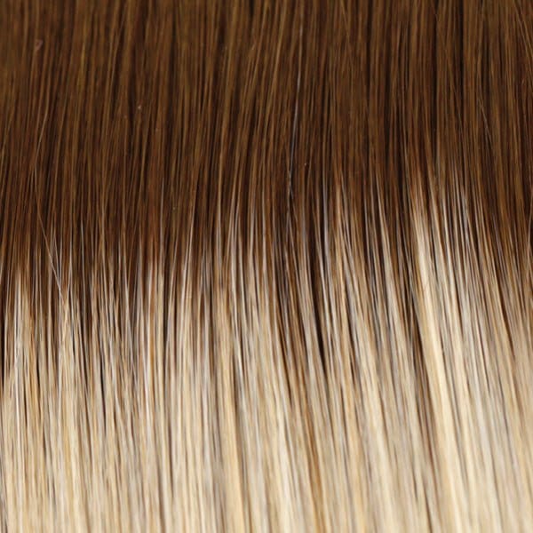 24/102/R12 | Golden Blonde Highlighted Platinum Rooted Light Golden Brown