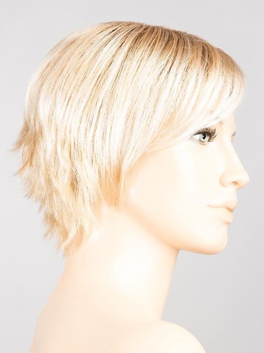 Light Honey Rooted | Medium Honey Blonde, Platinum Blonde, and Light Golden Blonde blend with Dark Roots