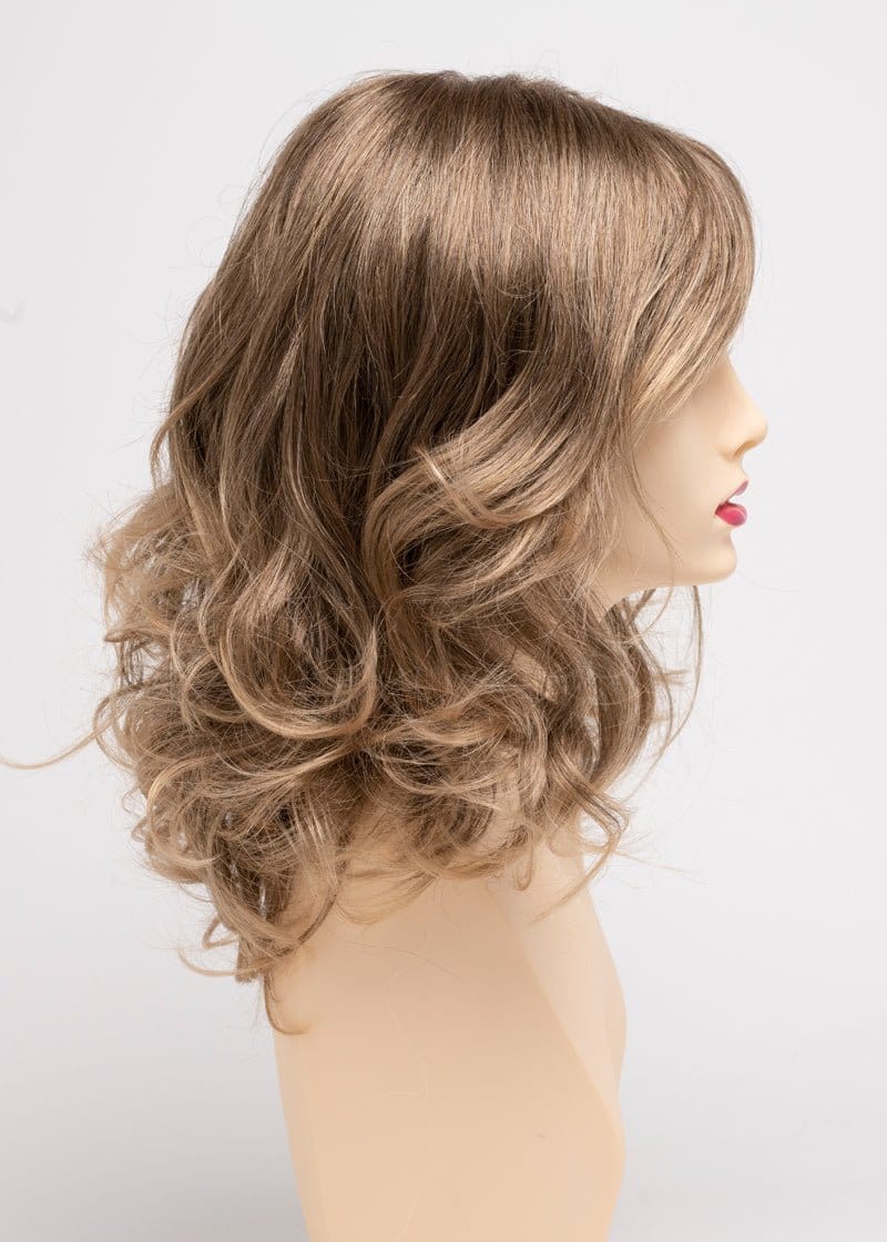 Frosted | A light brown at the roots with wheat blonde tips for that summer blonde look