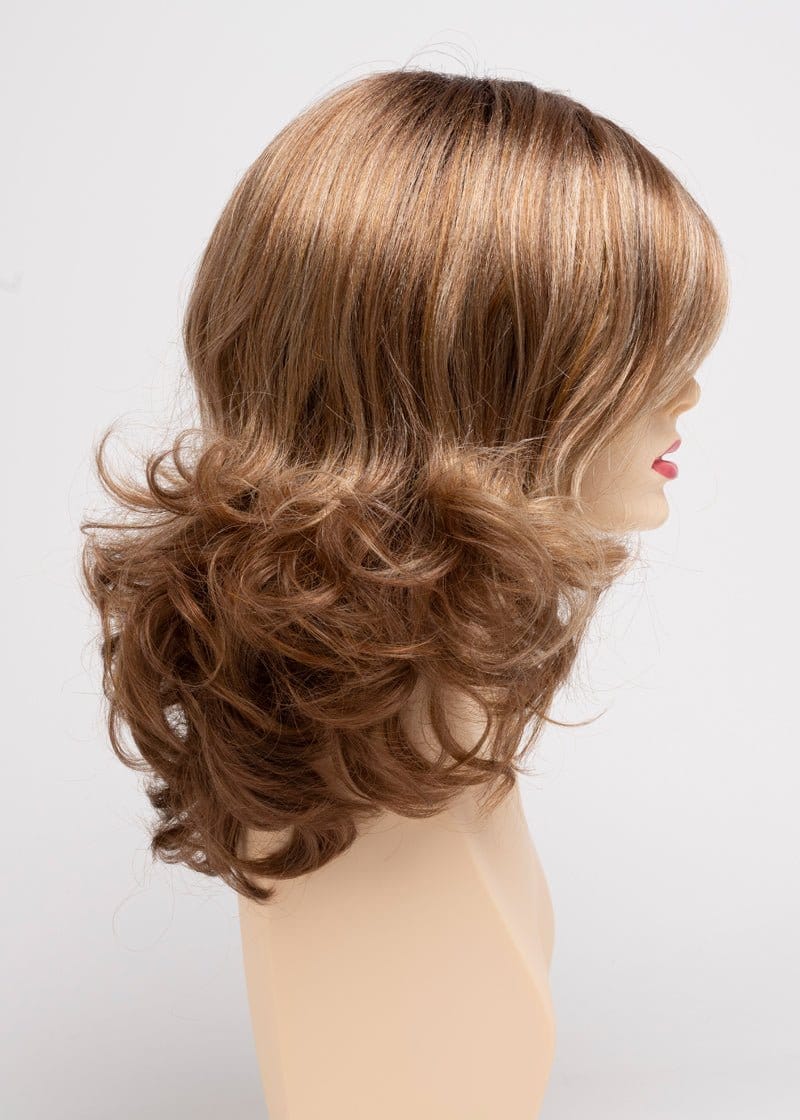 Creamed Coffee | Sable brown roots with chocolate brown blended with warm cinnamon and blonde latte