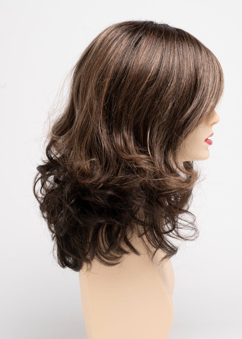 Amaretto & Cream | Sable brown roots with sable brown complimented with honey blonde highlights