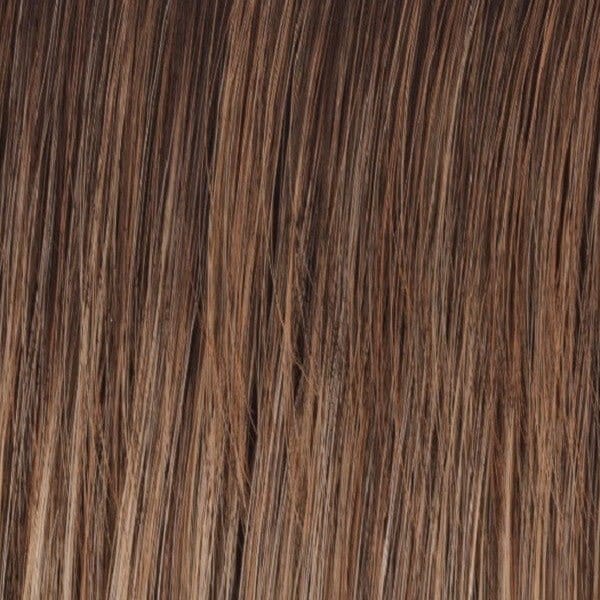 SS12/22 | Cappucino | Light Golden Brown with Cool Blonde highlights all over, Dark Brown roots