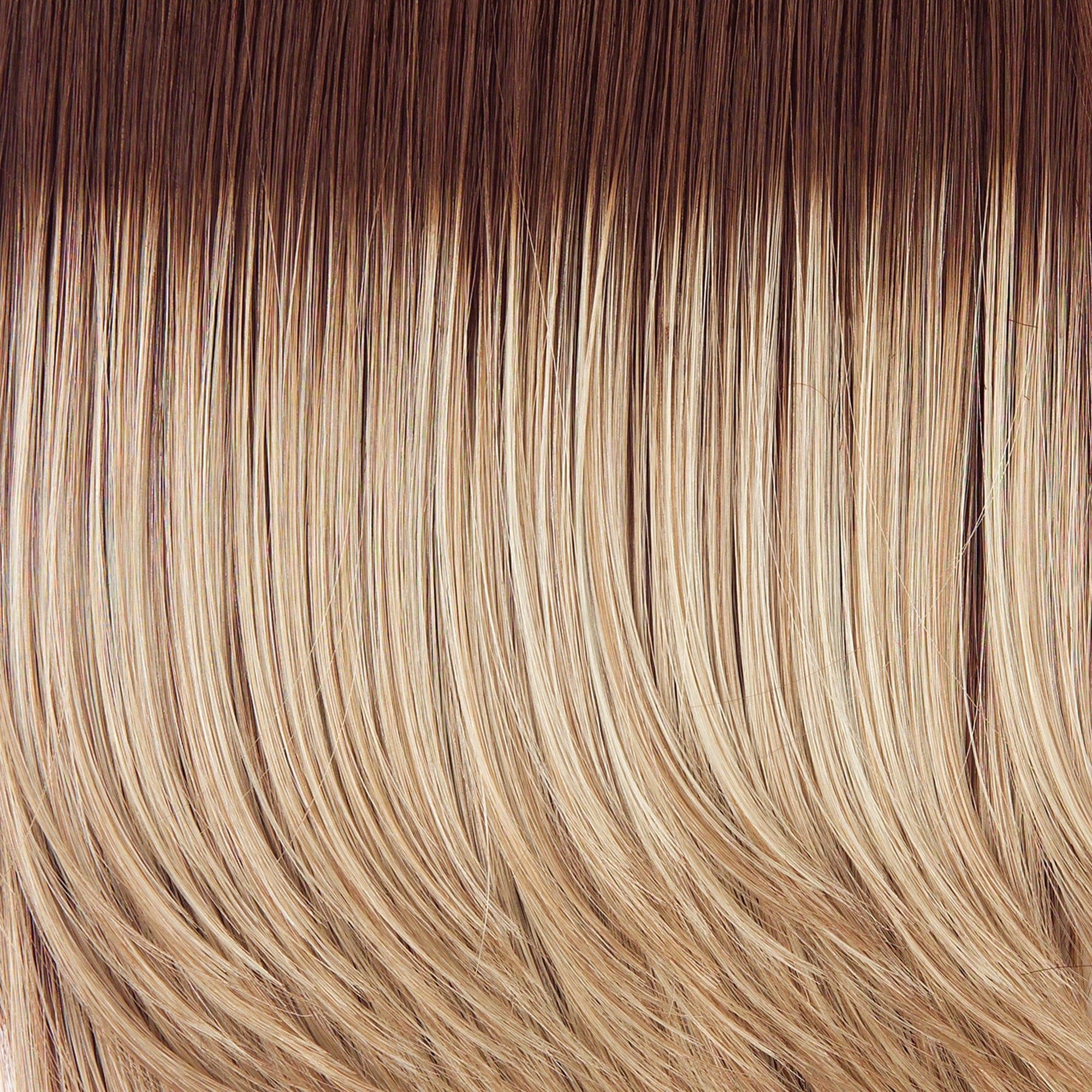 SS14/88 | Golden Wheat | Medium Blonde streaked with Pale Gold highlights,  Medium Brown roots