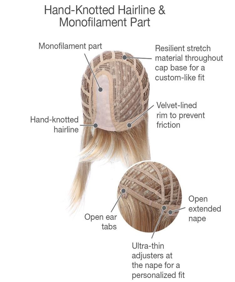 Stepping Out Large | Synthetic Wig by Gabor | Mono Part - Wig Studio 1