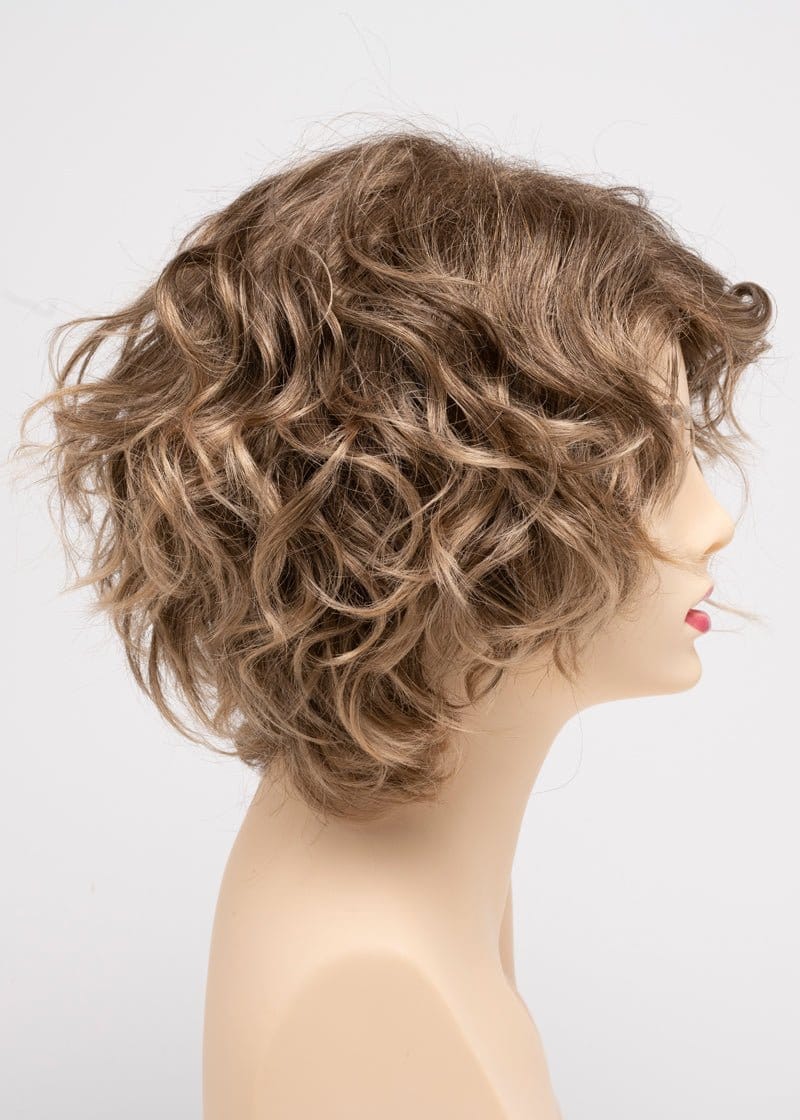 Frosted | A light brown at the roots with wheat blonde tips for that summer blonde look