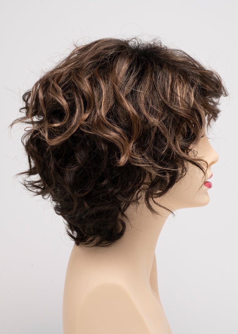 Amaretto & Cream | Sable brown roots with sable brown complimented with honey blonde highlights