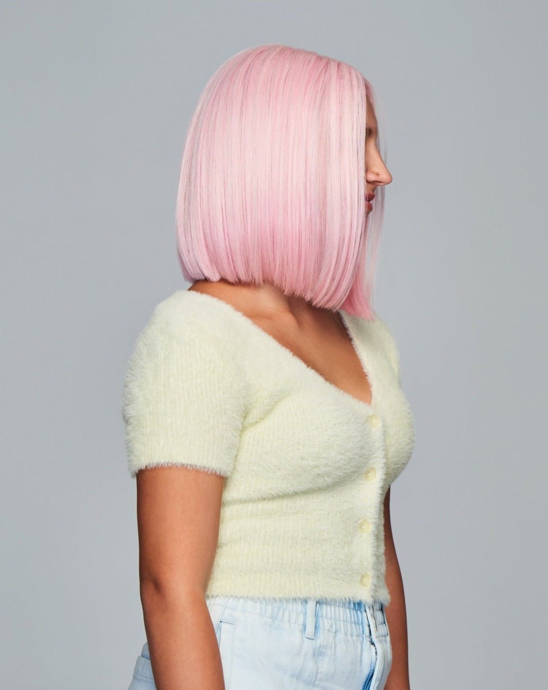 Sweetly Pink Ultra Petite | HF Synthetic Lace Front Wig | Mono Part - Wig Studio 1