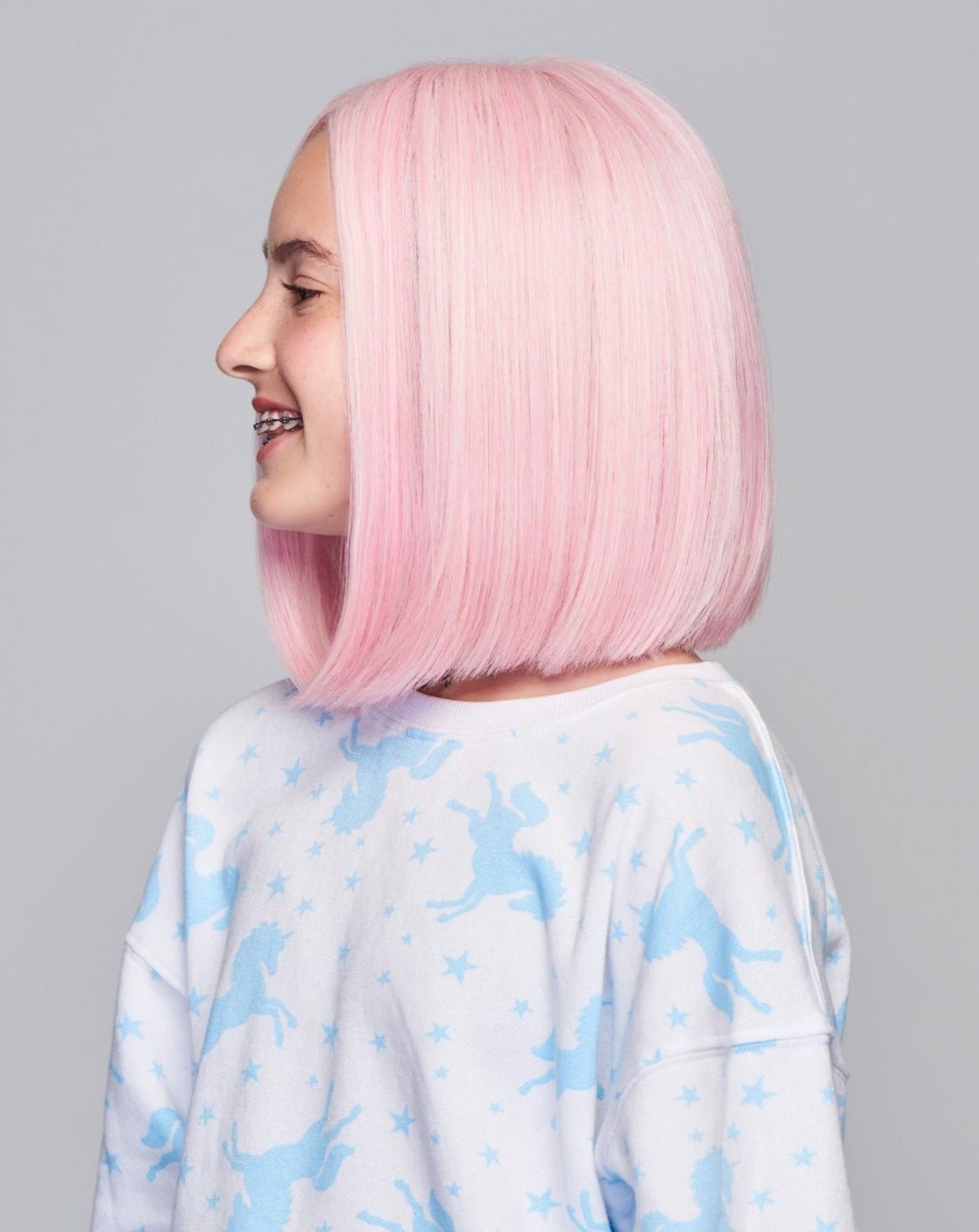 Sweetly Pink Ultra Petite | HF Synthetic Lace Front Wig | Mono Part - Wig Studio 1