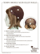 Tempo 100 Deluxe Large | Synthetic Lace Front Wig | Hand Tied - Wig Studio 1