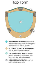 Top Form 8" by Jon Renau | Remy Human Hair Topper - Wig Studio 1