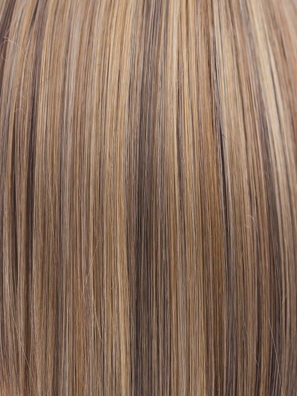BUTTER PECAN | Light Golden Blonde Base Evenly Blended with Brown and Medium Auburn