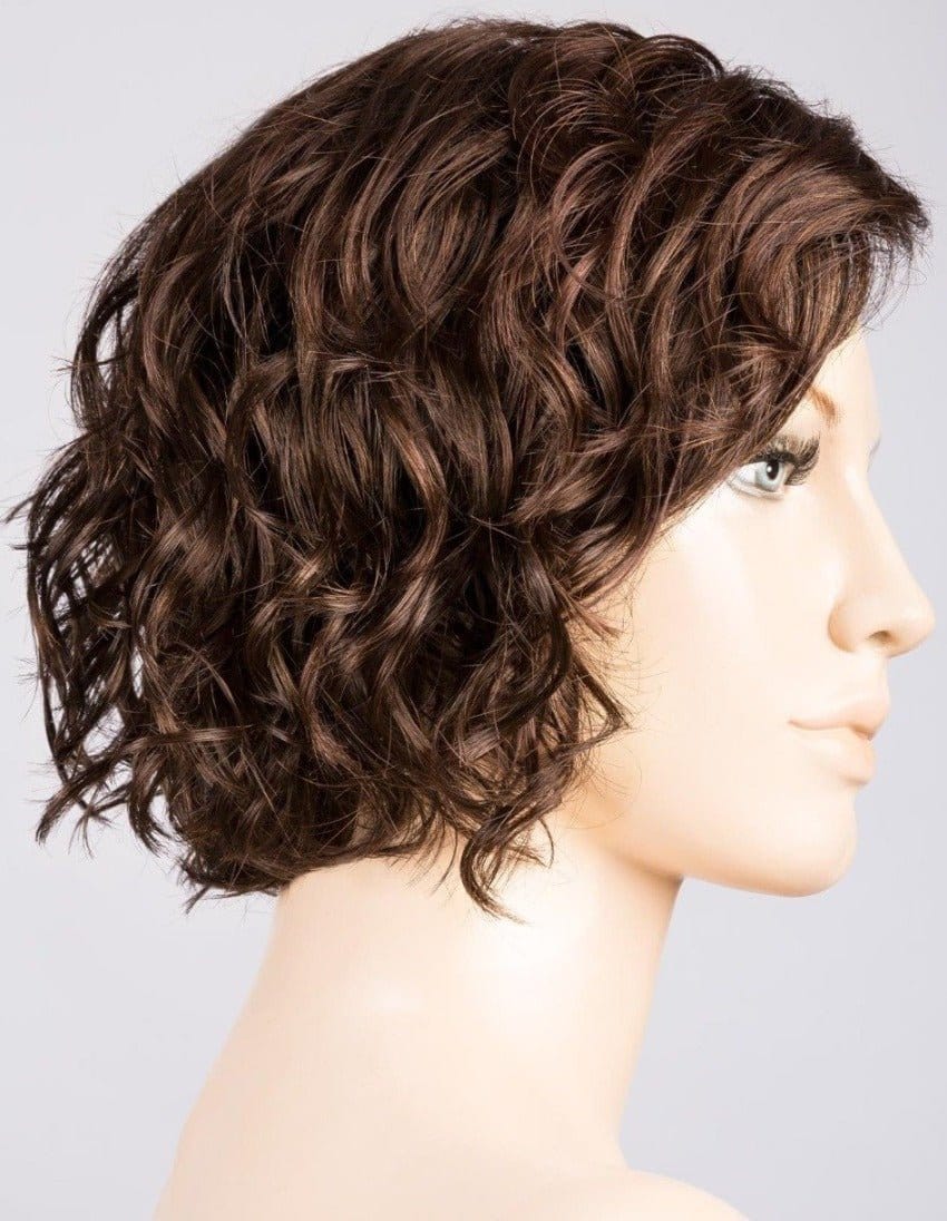 DARK CHOCOLATE ROOTED | Dark Brown base with Light Reddish Brown highlights with Dark Roots