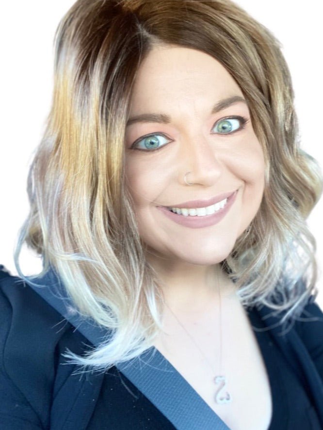 Zara Synthetic Lace Front Wig by Rene of Paris | Mono Part - Wig Studio 1